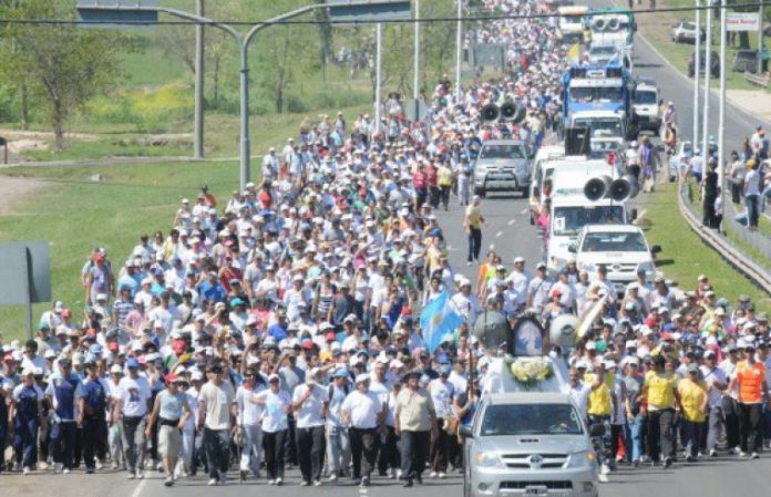 Peregrinación Hasenkamp - Paraná: se esperan unos 20.000 participantes