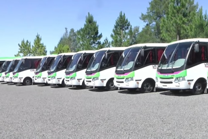 Arribaron las nuevas unidades del transporte de pasajeros de Paraná