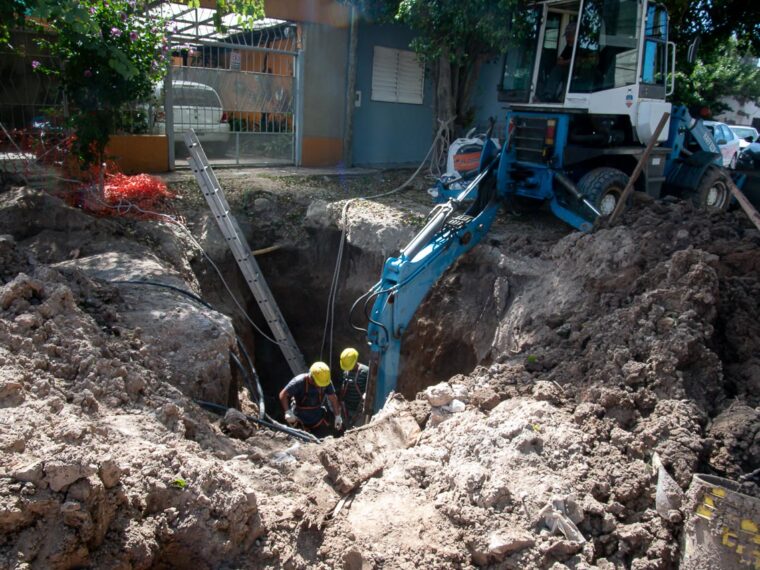 El Municipio avanza con obras de saneamiento para mejorar la calidad de vida en vecinal Balbi
