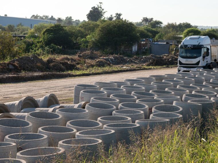 Acceso Sureste: se inició una obra complementaria a la Ruta 12 para la integración de dos barrios