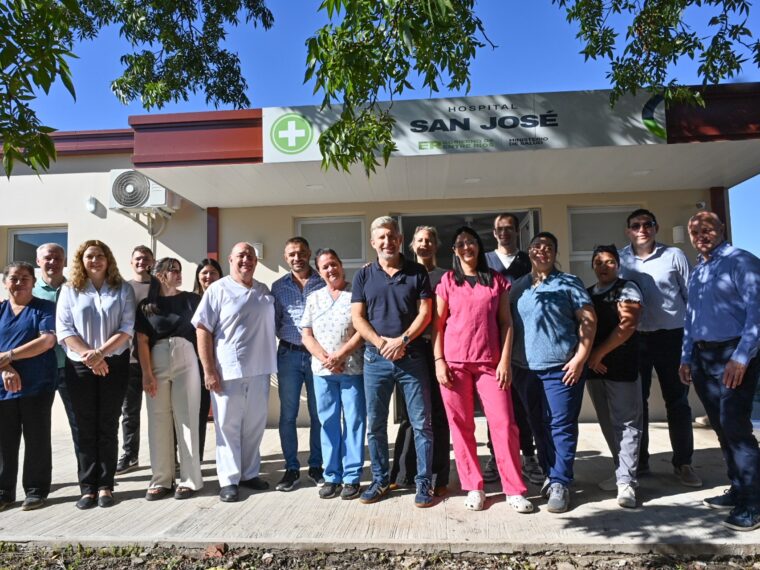 El gobernador inauguró la ampliación del hospital de San José