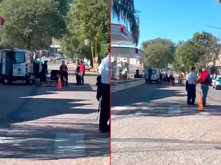 Murió el hombre que había sido atropellado por una moto frente a estación de servicio en Paraná