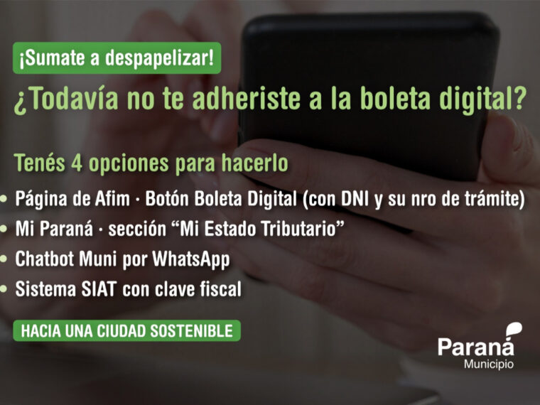 El Municipio invita a sumarse a la digitalización de servicios municipales