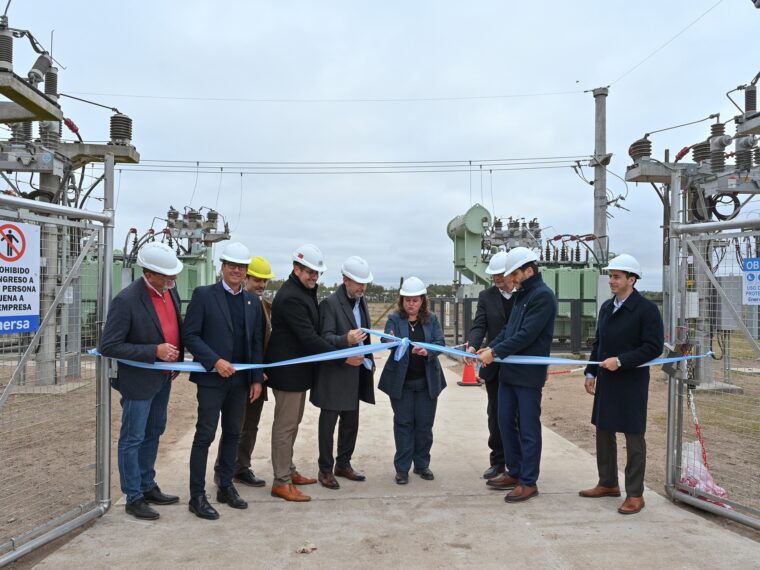Inauguraron una nueva subestación de energía en General Ramírez