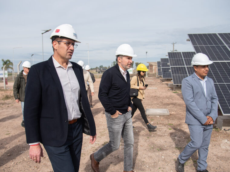 Frigerio inauguró en Arroyo Barú un parque solar con una inversión de 600 millones de pesos