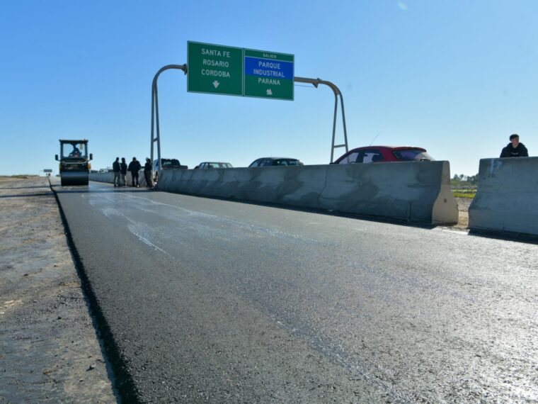 La intendenta Romero recorrió la obra que conectará la Ruta 12 con la Circunvalación