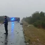Un camionero brasileño resultó gravemente herido tras un choque frontal en Ruta 6