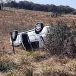Ruta 18: cuatro cadetes de la Policía hospitalizados luego de un accidente