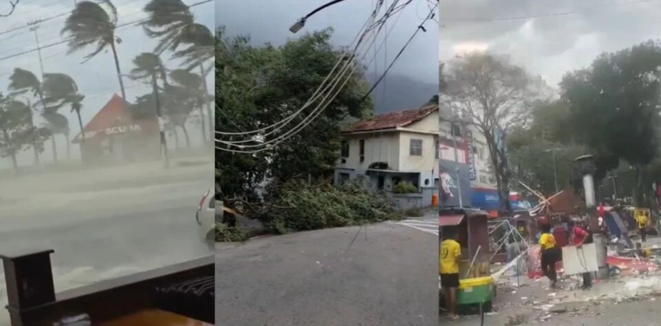 Temporales con vientos de más 100 km/h dejan cinco muertos, estragos y apagones en Río de Janeiro y San Pablo
