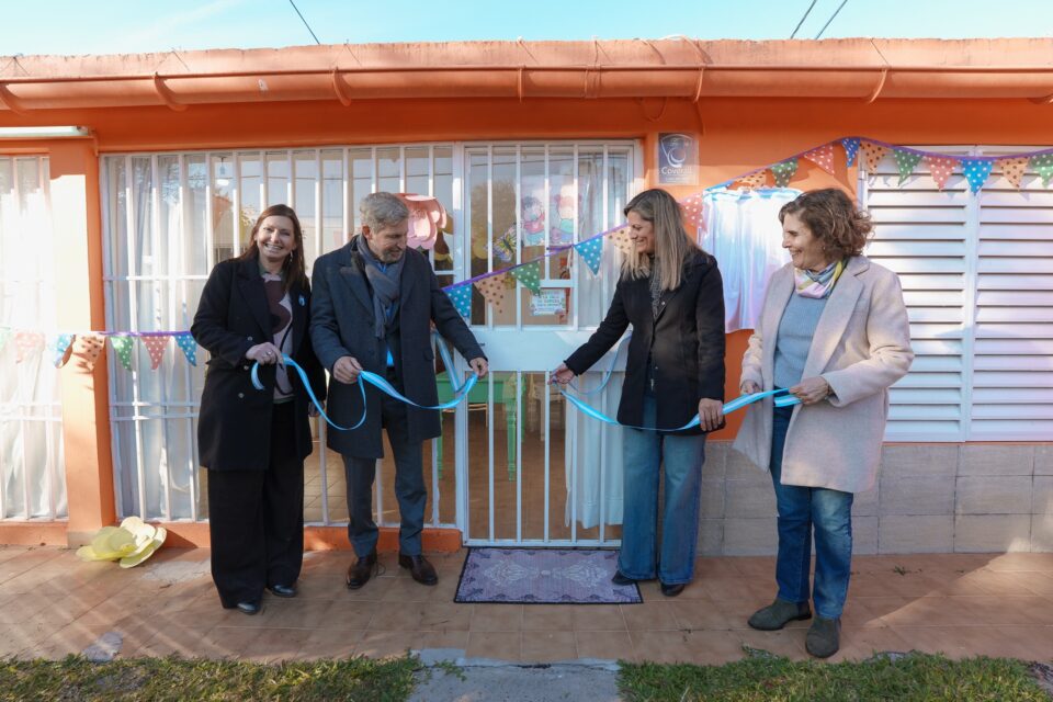 Frigerio inauguró el primer jardín maternal municipal de Sauce Montrull