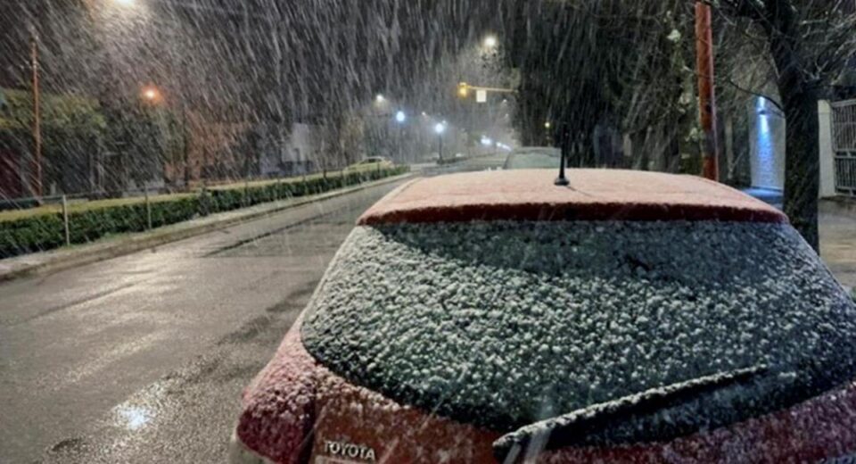 El ingreso de la ola polar provocó nevadas en distintos puntos del país