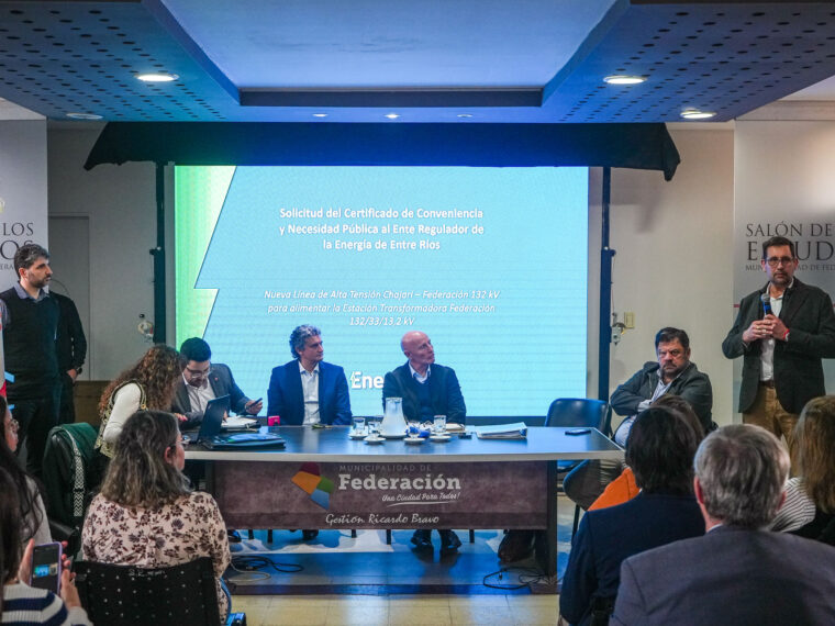 La provincia proyecta una línea de alta tensión para cuadruplicar la potencia en el norte entrerriano La provincia proyecta una línea de alta tensión para cuadruplicar la potencia en el norte entrerriano