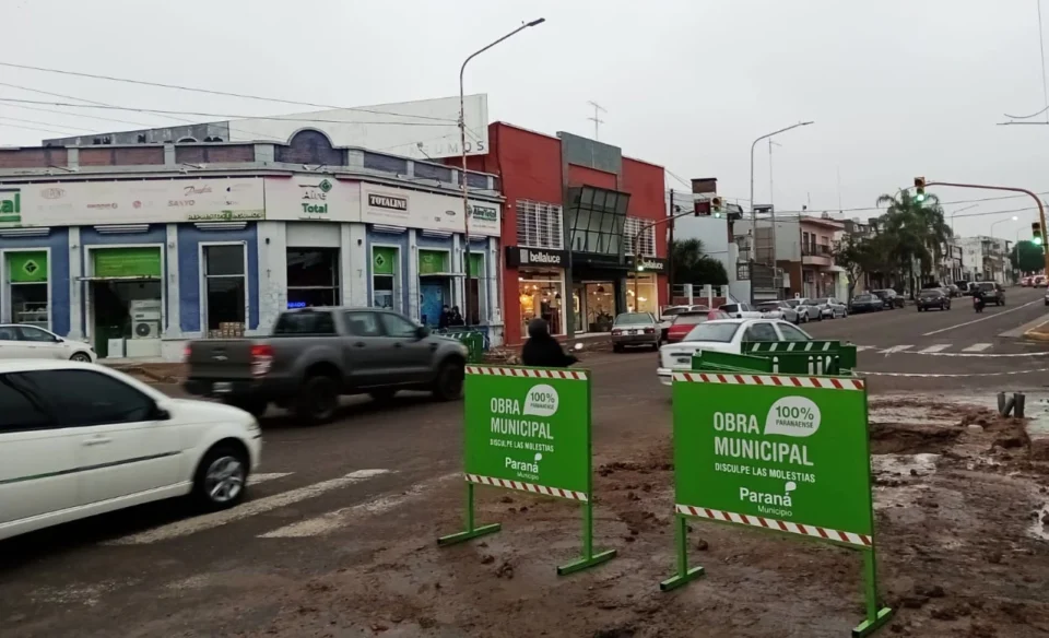 El municipio trabaja en el reemplazo de un caño antiguo