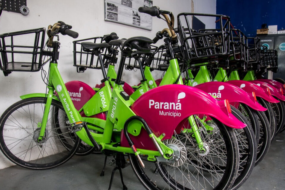 Paraná: renuevan el sistema de bicicletas públicas