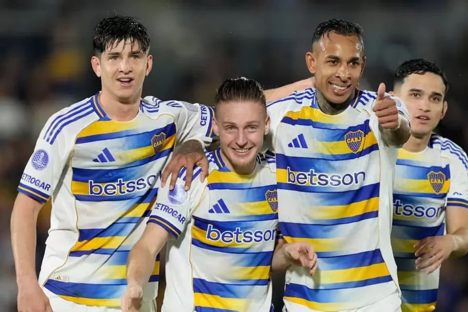 Boca Juniors goleó a Recoleta y se metió en cuartos de final de la Sudamericana