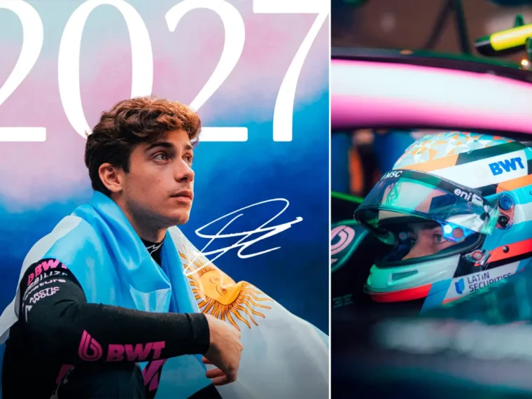 Colapinto fue confirmado como piloto de Alpine para la temporada 2027