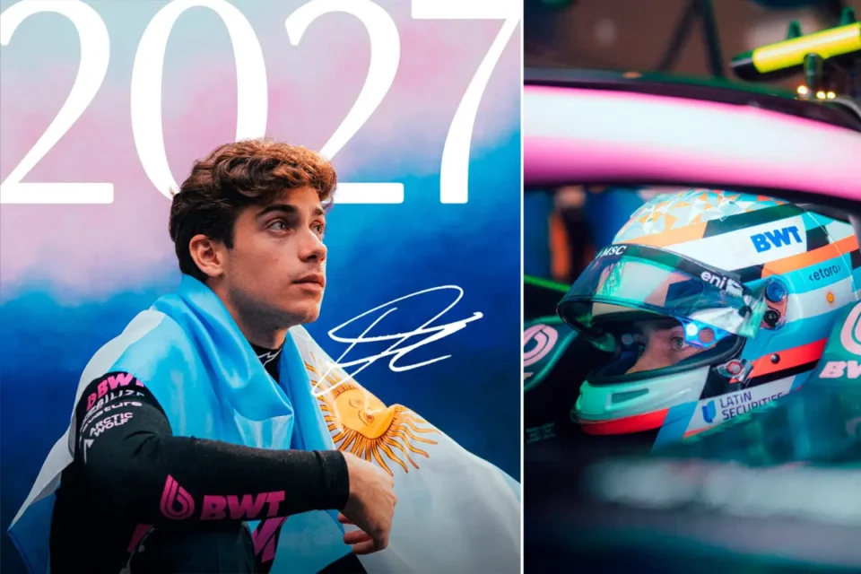 Colapinto fue confirmado como piloto de Alpine para la temporada 2027