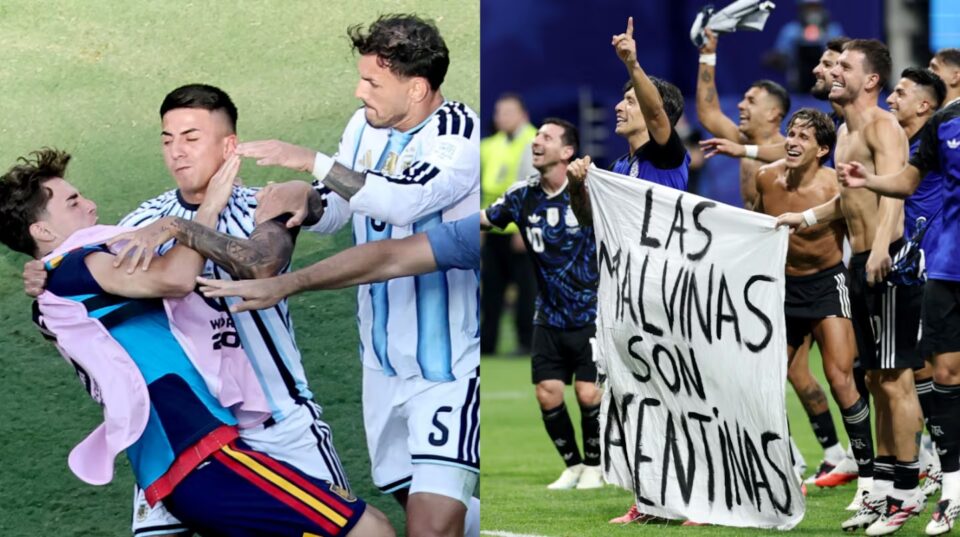 La FIFA sancionó a Leandro Paredes con 10 partidos por su pelea en la final y multó a Argentina por la bandera de Malvinas