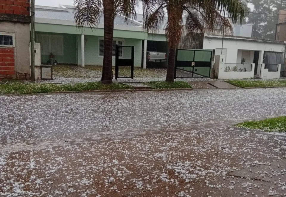 Intensa granizada afectó a distintas zonas de Entre Ríos