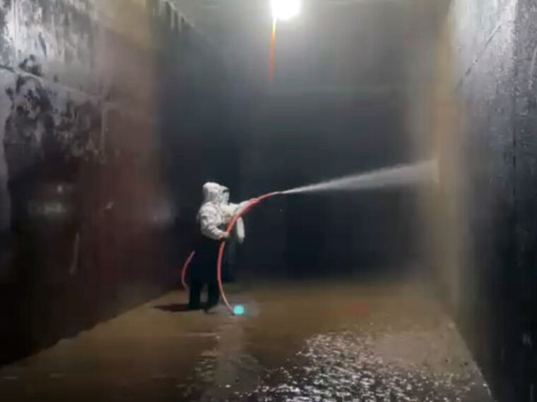 Culminaron las tareas de mantenimiento en el centro de distribución de agua potable Ejército