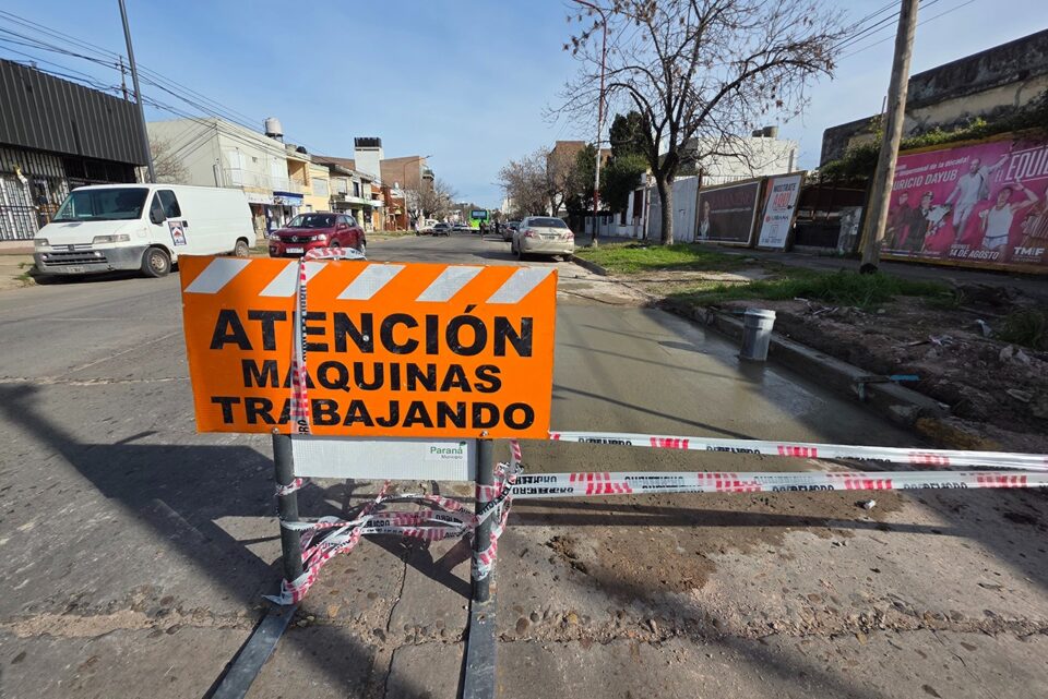 La Municipalidad realiza trabajos en calle Churruarín