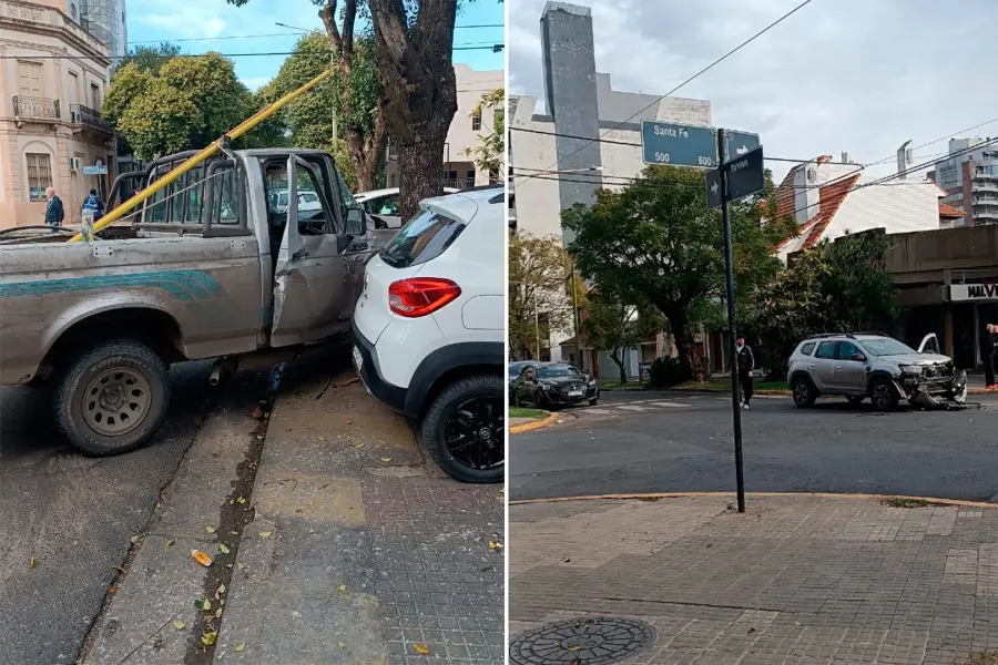 Fuerte choque en Malvinas y Santa Fe