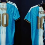 Messi mostró la camiseta con la que se despedirá de la Selección argentina