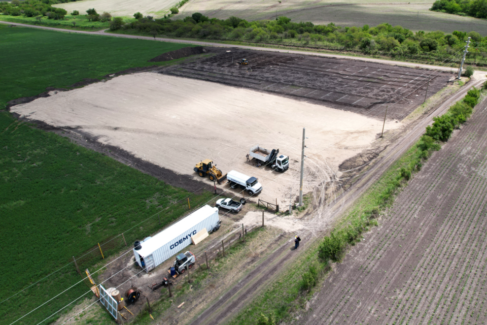 Enersa realiza trabajos para la construcción de la nueva Estación Transformadora Viale