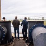 El gobernador recorrió las zonas afectadas por la creciente en Concordia y encabezó una reunión del Comité de Emergencia
