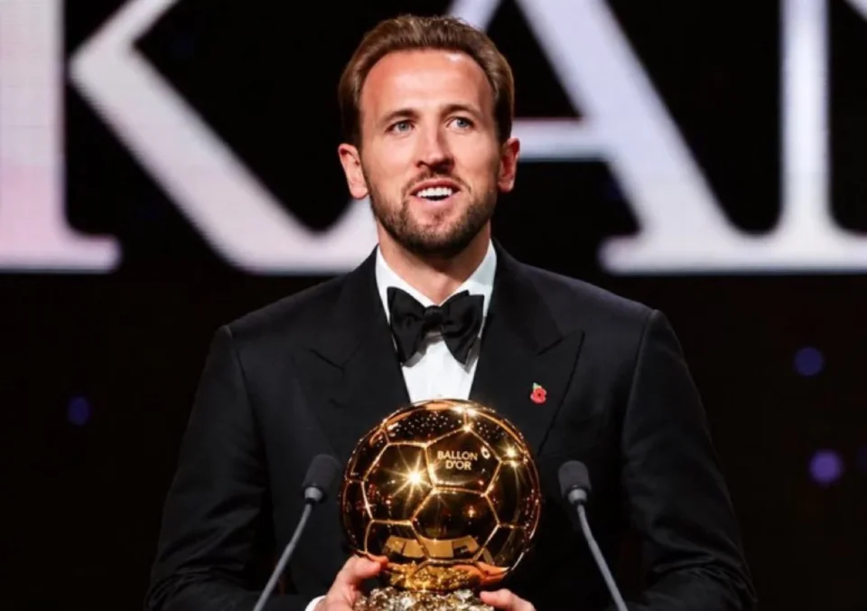 Balón de Oro 2026: Harry Kane fue elegido el mejor jugador del mundo