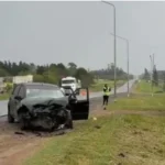 Choque frontal sobre Ruta Nacional 12