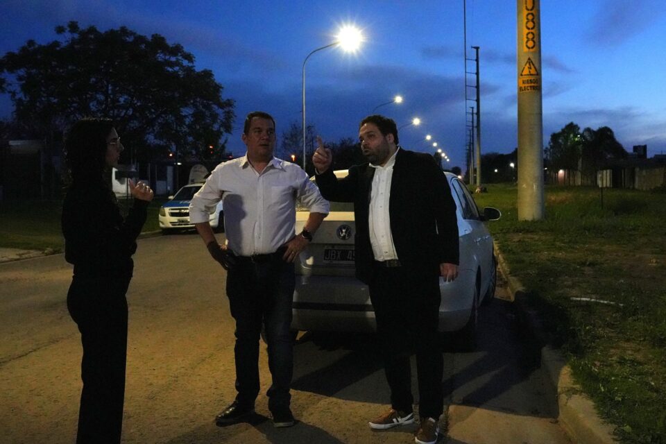 Enersa renovó la iluminación de San Benito con más de 450 luminarias LED