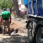 El Municipio realiza trabajos de mantenimiento y reparación en las redes de agua y cloaca